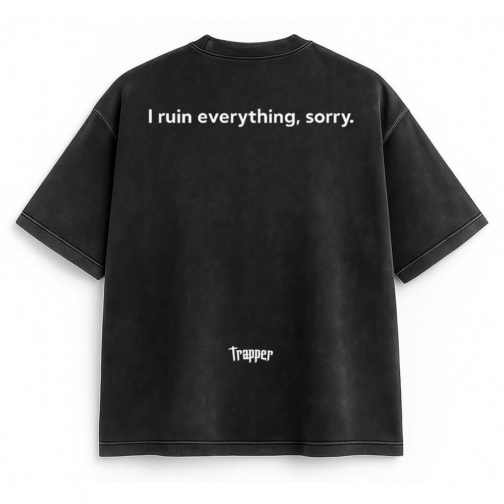 CRYBABY Oversize Washed Soft T-Shirt